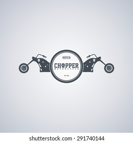 classic chopper motorcycle