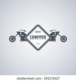 classic chopper motorcycle