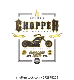 classic chopper motorcycle event