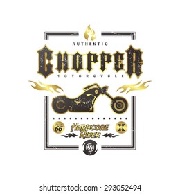 classic chopper motorcycle event