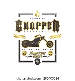 classic chopper motorcycle event