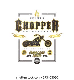 classic chopper motorcycle event