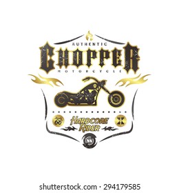 classic chopper motorcycle event
