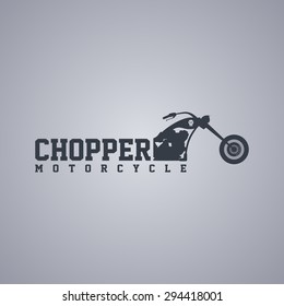 classic chopper motorcycle theme