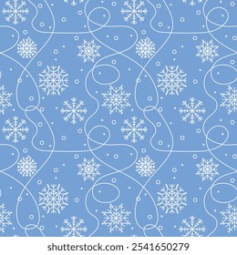 Classic Christmas pattern with bells, mistletoe, and stars, perfect for seasonal backgrounds