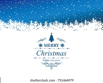 Classic christmas vector background