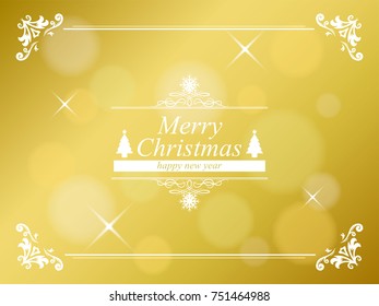 Classic christmas vector background