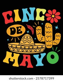 Classic Cinco De Mayo celebration artwork inspired by Mexican traditions.