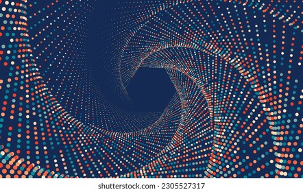 Points de cercle classiques motif de bulle Texture arrondie texture tache arrière-plan page d'atterrissage demi-cercle vintage motif géométrique de style pop art rétro
