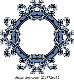 Classic circle ornament for weddings