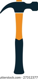 Classic Claw Hammer Icon for Carpentry and Woodworking