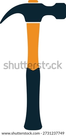 Classic Claw Hammer Icon for Carpentry and Woodworking