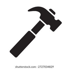 A classic claw hammer icon represents construction and tools.