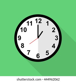 Classic clock icon, 1 o'clock