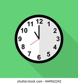 Classic Clock Icon, 11 O'clock