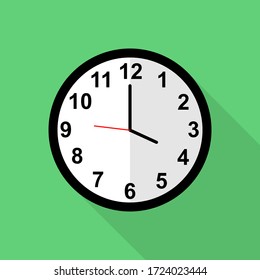Classic clock icon, 4 o'clock