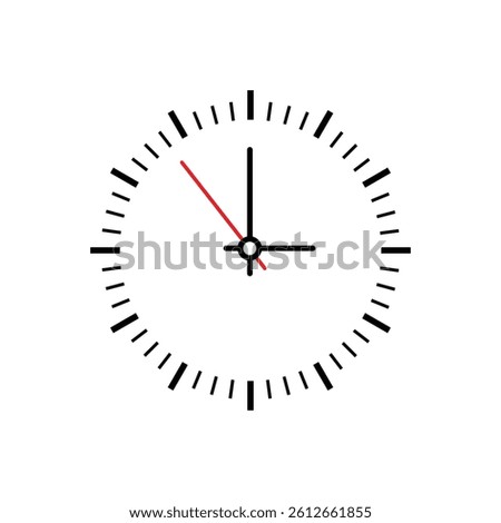Classic Clock icon. time symbol. watch icon symbol