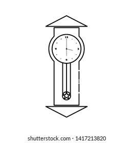 CLASSIC clock icon Vector illustration