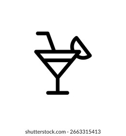 Vector de diseño de cóctel clásico perfecto para bartending y bebidas