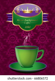 Classic coffee background,vector