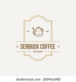 Classic Coffee Badge Logo Template