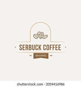 Classic Coffee Badge Logo Template