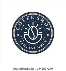 classic coffee logo, design inspiration, illustration, vector