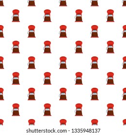 Classic coffee machine pattern seamless vector repeat for any web design
