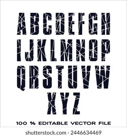 Fuente clásica de la universidad. Antiguas sport font en estilo americano para logos y camisetas de fútbol, béisbol o baloncesto. Tipo de letra Athletic Department, fuente varsity style. Vector