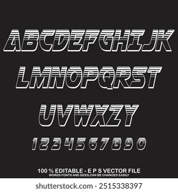 Fonte clássica da faculdade. Fonte esporte vintage em estilo americano para logotipos e camisetas de futebol, beisebol ou basquete. Tipo de face de departamento atlético, fonte de estilo varsity. Vetor