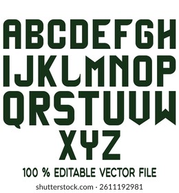 Classic college font. Vintage sport font in american style for football, baseball or basketball logos and t-shirt. Athletic department typeface, varsity style font. Vector