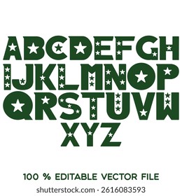Classic college font. Vintage sport font in american style for football, baseball or basketball logos and t-shirt. Athletic department typeface, varsity style font. Vector