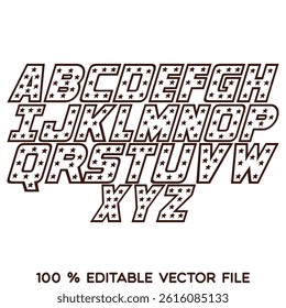 Classic college font. Vintage sport font in american style for football, baseball or basketball logos and t-shirt. Athletic department typeface, varsity style font. Vector