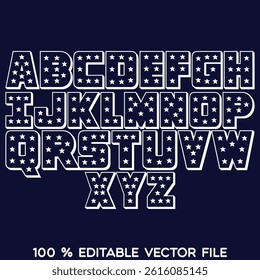 Classic college font. Vintage sport font in american style for football, baseball or basketball logos and t-shirt. Athletic department typeface, varsity style font. Vector