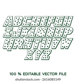Classic college font. Vintage sport font in american style for football, baseball or basketball logos and t-shirt. Athletic department typeface, varsity style font. Vector