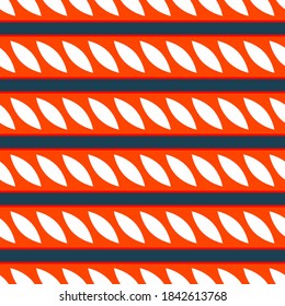 Klassisches Farbmuster, Dekoratives, Nahtloses Geometrisches Muster für das Design-Tapete, Modedruck, Trenddekor, Heimtextilien, Retro-Dekor, Vektorgrafik.