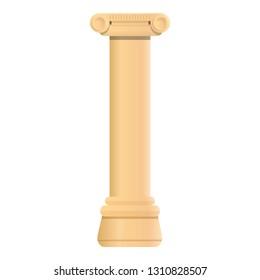 Classic column icon. Cartoon of classic column vector icon for web design isolated on white background