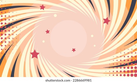 Classic Comic Background. Comic background with halftone