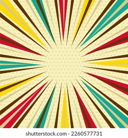 Classic comic pop art background