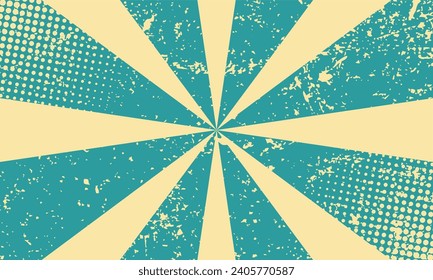 Classic comic retro background with grunge effect