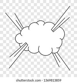Classic comics book speech stickers set with cloud bubbles, explosion stars, pop-art dot patterns. Vector illustration EPS 10.