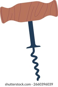 Sacacorchos clásico para botella de vino