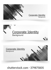 Classic Corporate Identity Flyer Template. Business Documentation. Background for Banners. Vector illustration