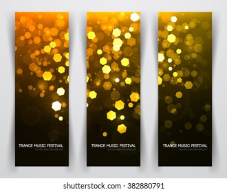 Classic Corporate Identity Flyer Template. Festival Invitation. Background for Banners. Vector illustration