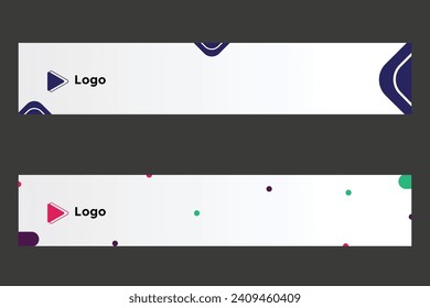 Classic corporate identity template design with shapes elegant professional business email signature | Modern professional business email signature social media cover template design | cover template