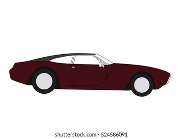 Classic coupe vector