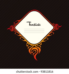 Classic cover design vector