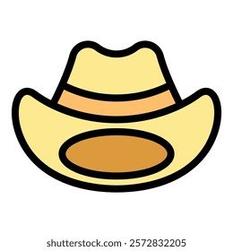 Classic cowboy hat symbolizing the american west, rodeo, and country lifestyle