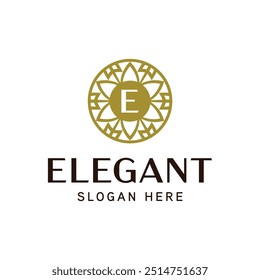Design clássico do logotipo Crest para marcas elegantes e intemporais