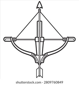 Classic crossbow design with mechanical trigger mechanism